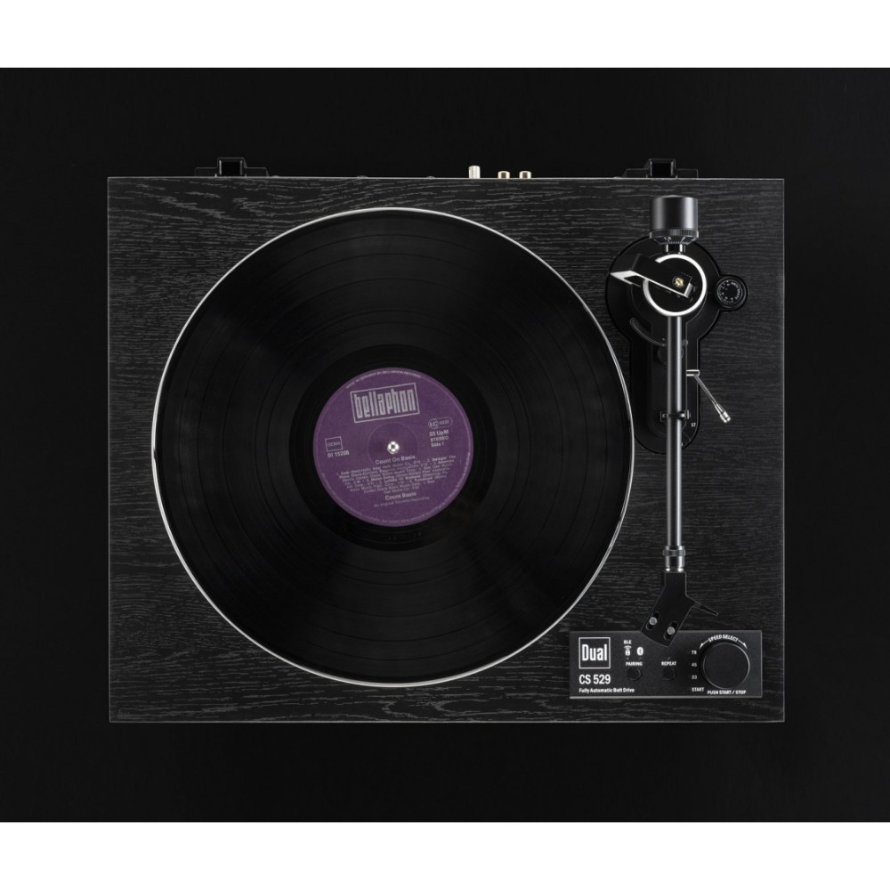 Dual CS-529 helautomatisk skivspelare med Bluetooth & Ortofon 2M Red, svart