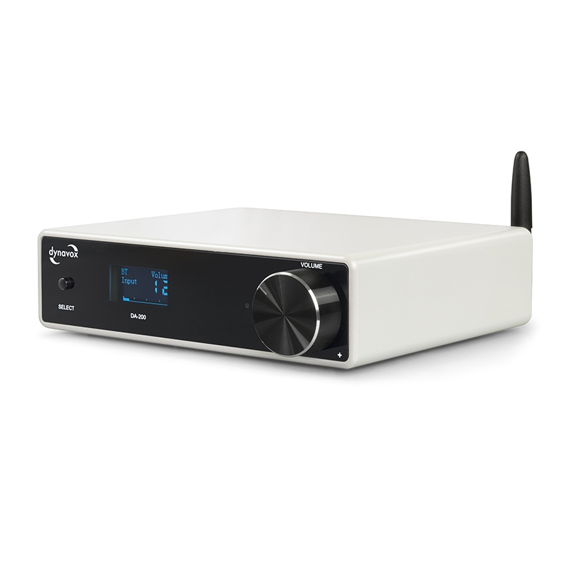 Dynavox DA-200 kompakt förstärkare med USB-DAC, vit