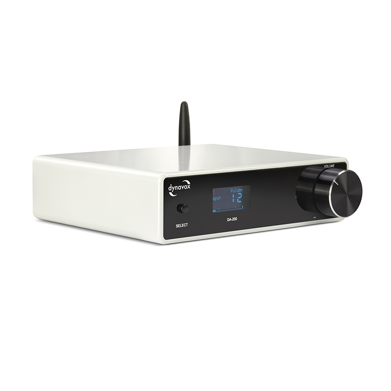 Dynavox DA-200 kompakt förstärkare med USB-DAC, vit