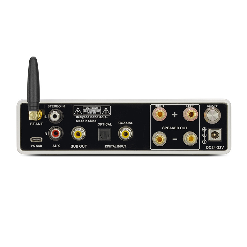 Dynavox DA-200 kompakt förstärkare med USB-DAC, vit