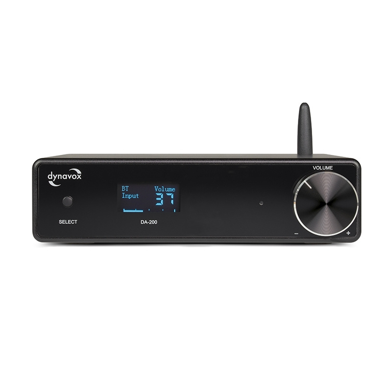 Dynavox DA-200 kompakt förstärkare med USB-DAC, svart