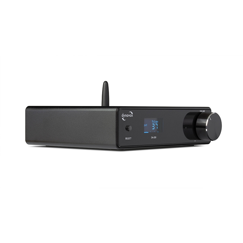 Dynavox DA-200 kompakt förstärkare med USB-DAC, svart