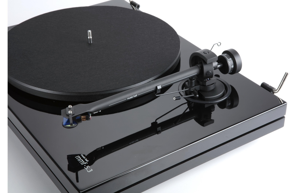 Music Hall MMF 5.3 med 2M Blue-pickup, svart