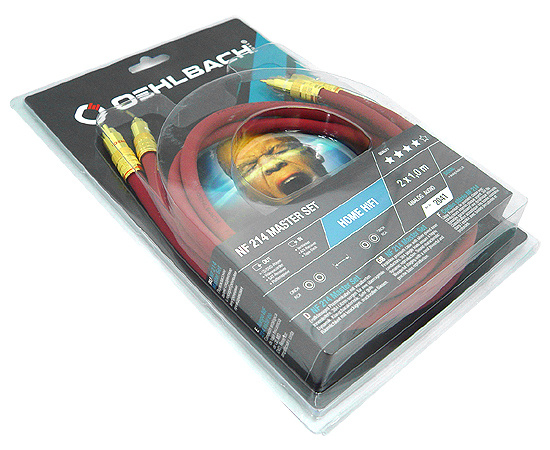 En förpackning med Oehlbach NF-214 Master Set ljudkablar.