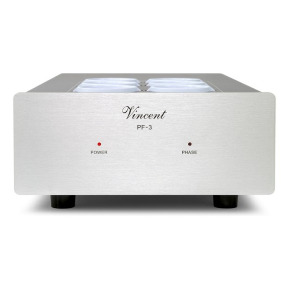 Vincent PF-3 nätfilter med DC Blocker, silver