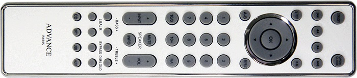 Advance Acoustic Smart PX1, midi-försteg