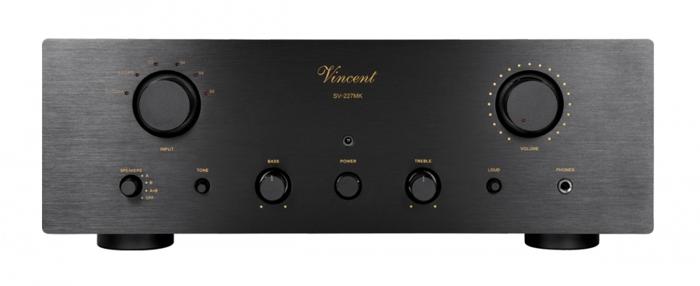 Vincent SV-227MK förstärkare med DAC, svart