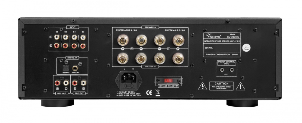 Vincent SV-227MK förstärkare med DAC, svart