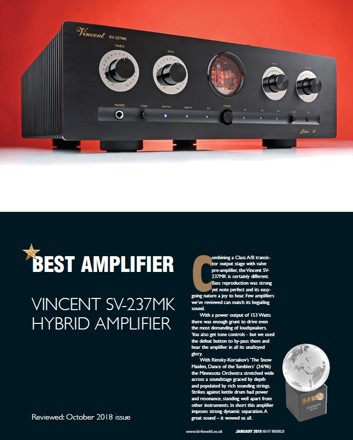 Vincent SV-237MK förstärkare med DAC