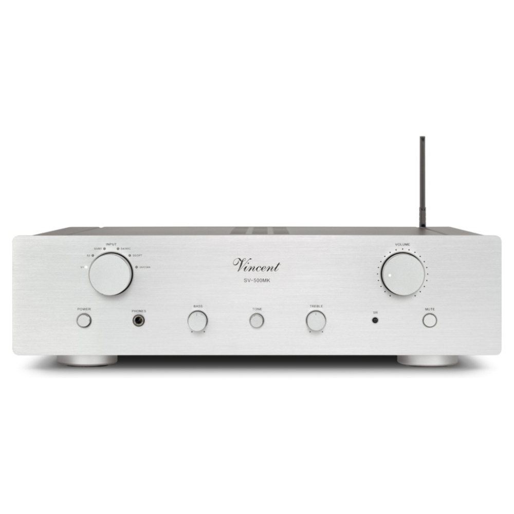 Vincent SV-500MK stereoförstärkare med HDMI och Bluetooth, silver