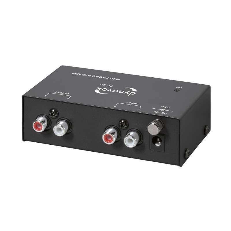 Dynavox TC-20, RIAA-försteg för MM-pickup