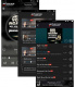 Advance Acoustic WTX-MicroStreamer Mobilapp för musikstreaming med låtinformation och rumskontroll.