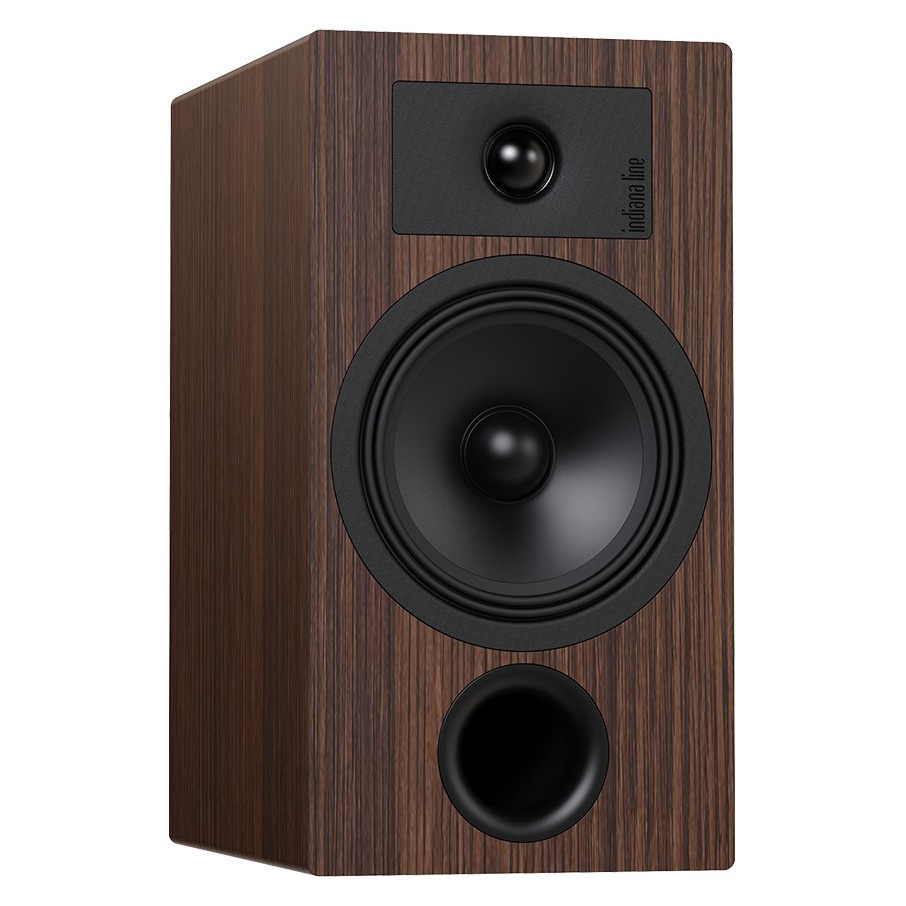 Indiana Line Tesi 3 stativhögtalare, mocha-trä par