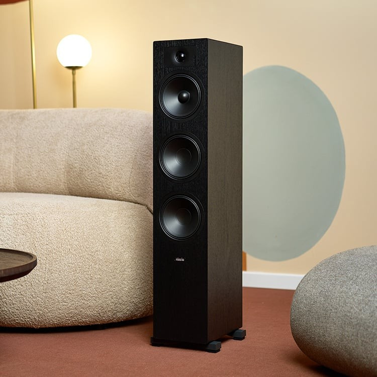 Indiana Line Tesi 6 golvhögtalare, svart par