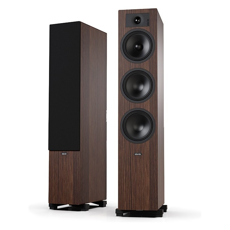 Indiana Line Tesi 6 golvhögtalare, mocha-trä par