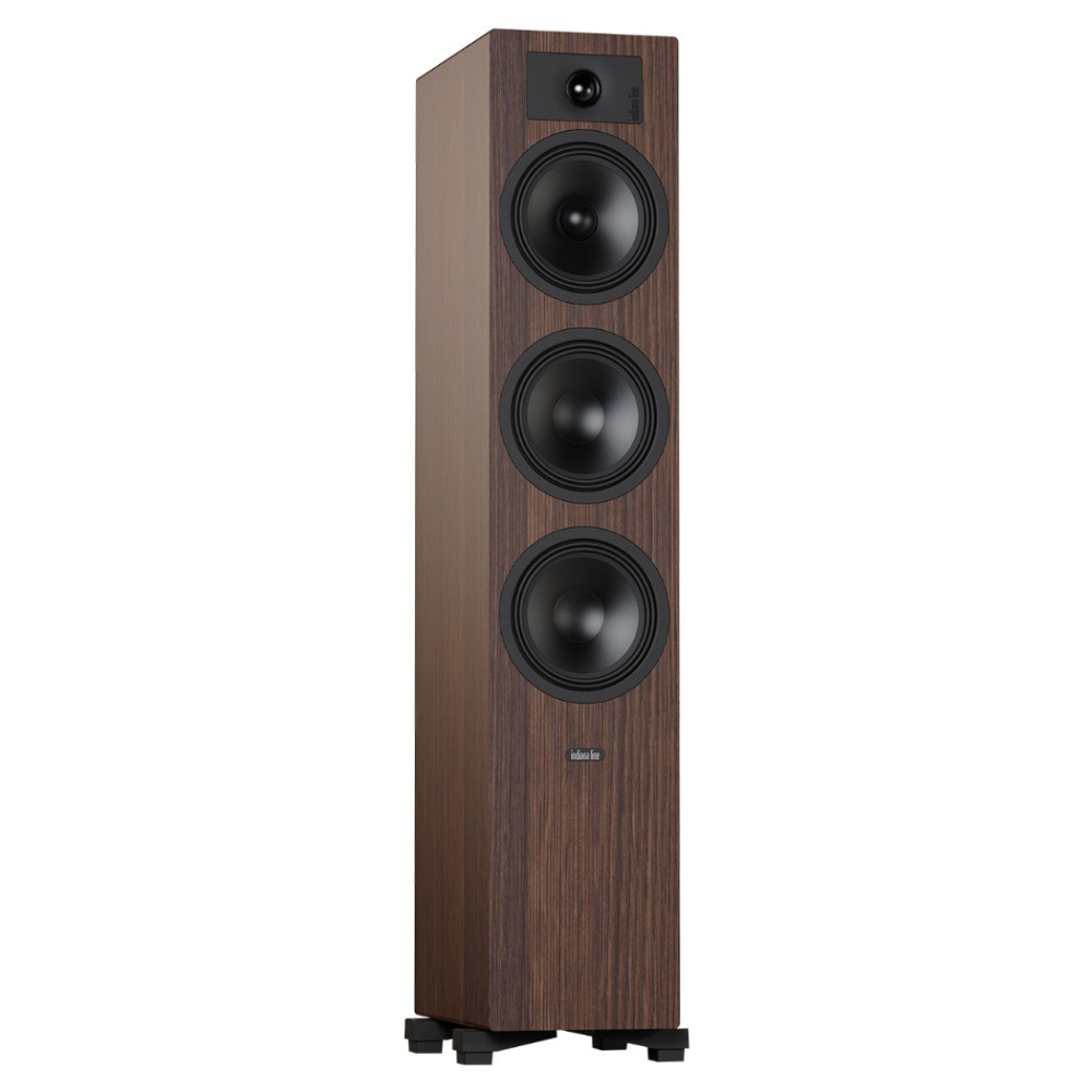 Indiana Line Tesi 6 golvhögtalare, mocha-trä par