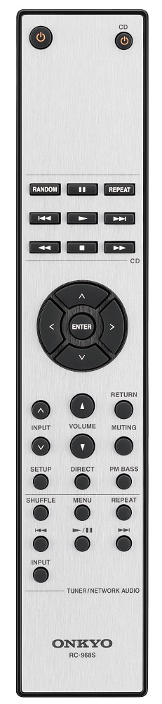 Onkyo A-9130 stereoförstärkare med DAC, svart