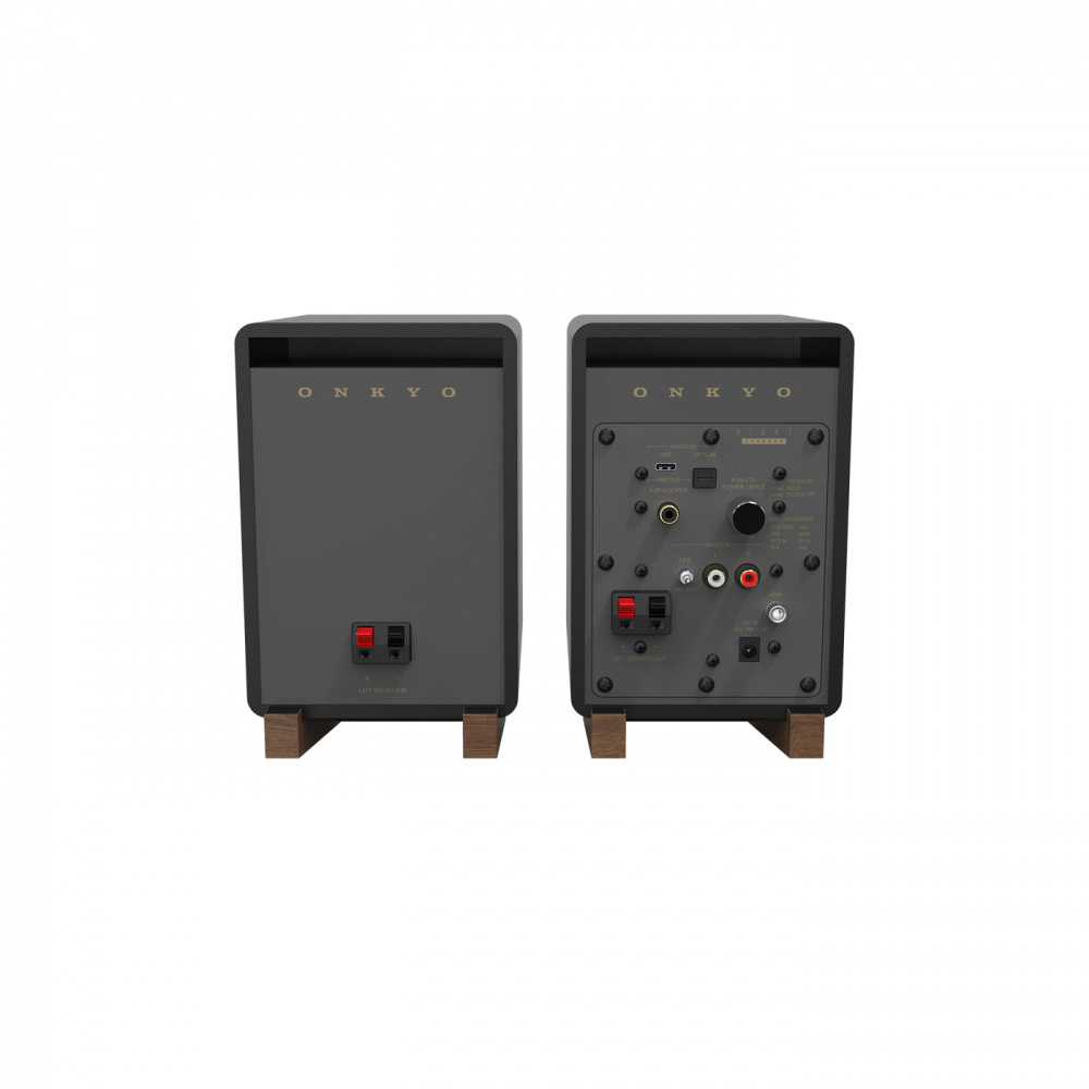 Onkyo GX-10DB aktiva stativhögtalare, svart