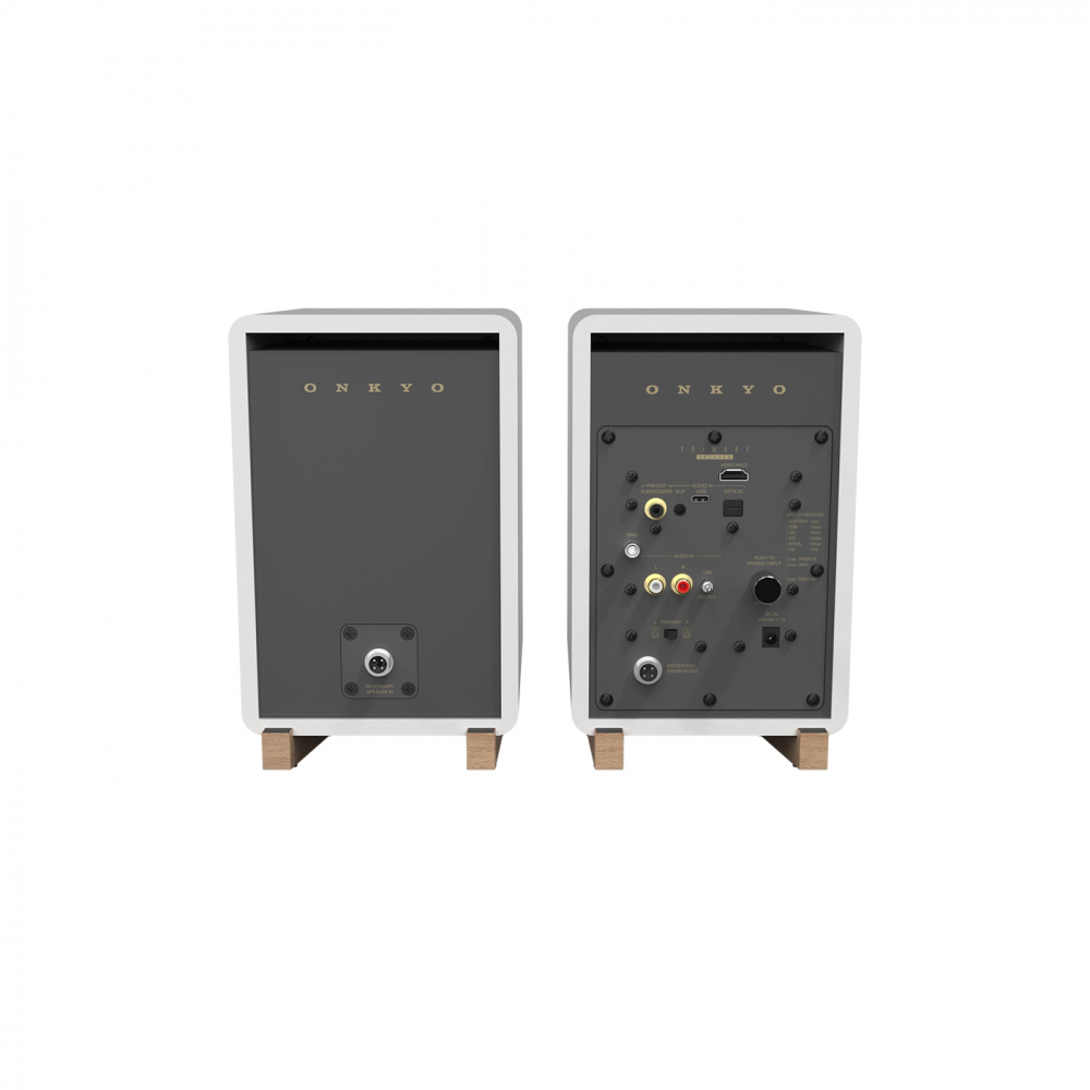 Onkyo GX-30ARC aktiva stativhögtalare, vit