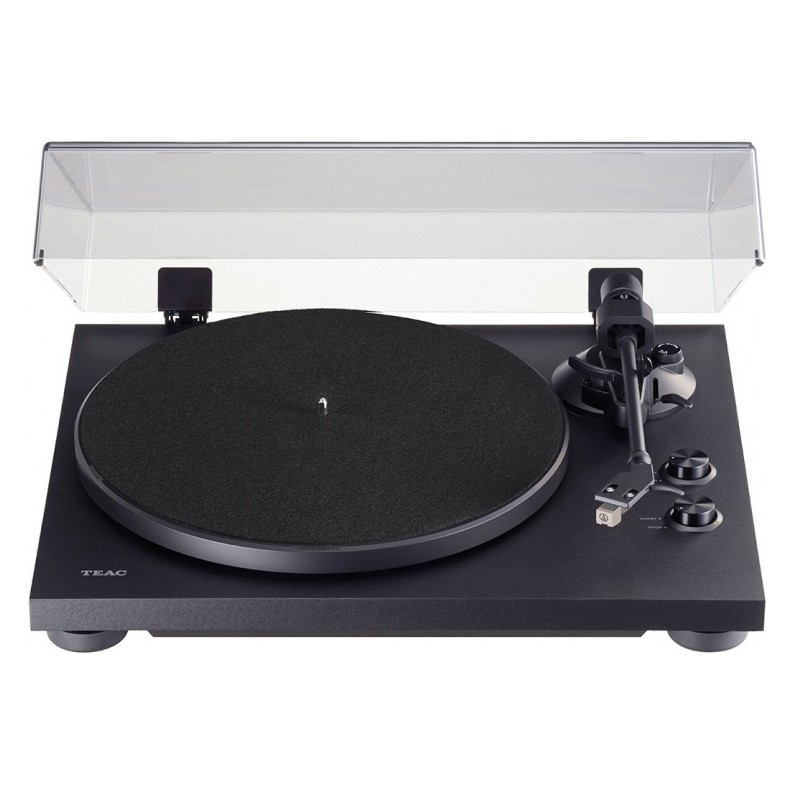 Teac TN-280BT-A3, skivspelare med AT-3600L-pickup, BT & RIAA-steg, svart