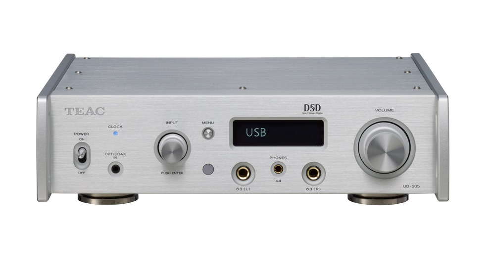 Teac UD-505 DAC/hörlursförstärkare, silver