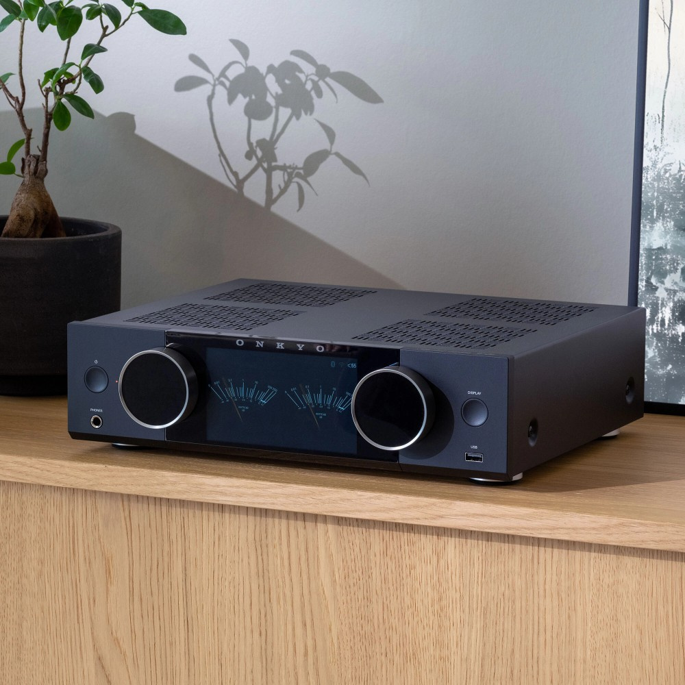 Onkyo Muse Y-40 streamingförstärkare, svart