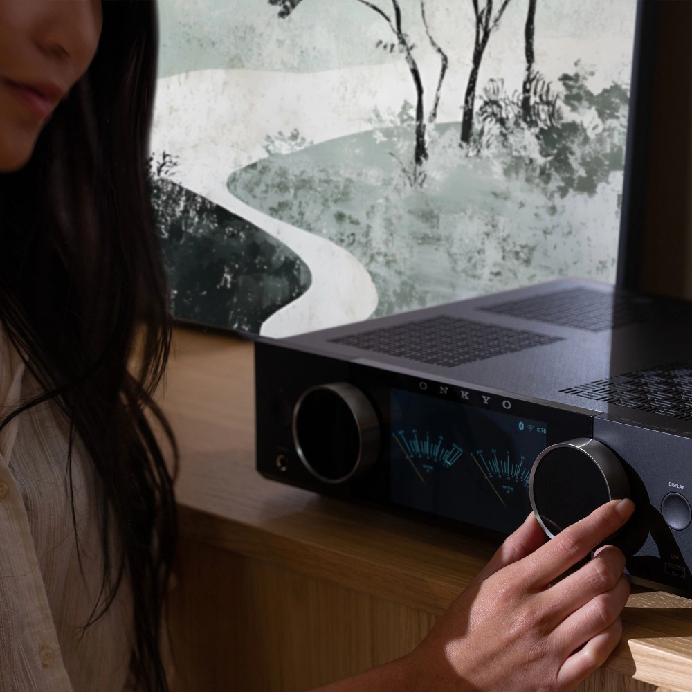 Onkyo Muse Y-40 streamingförstärkare, svart