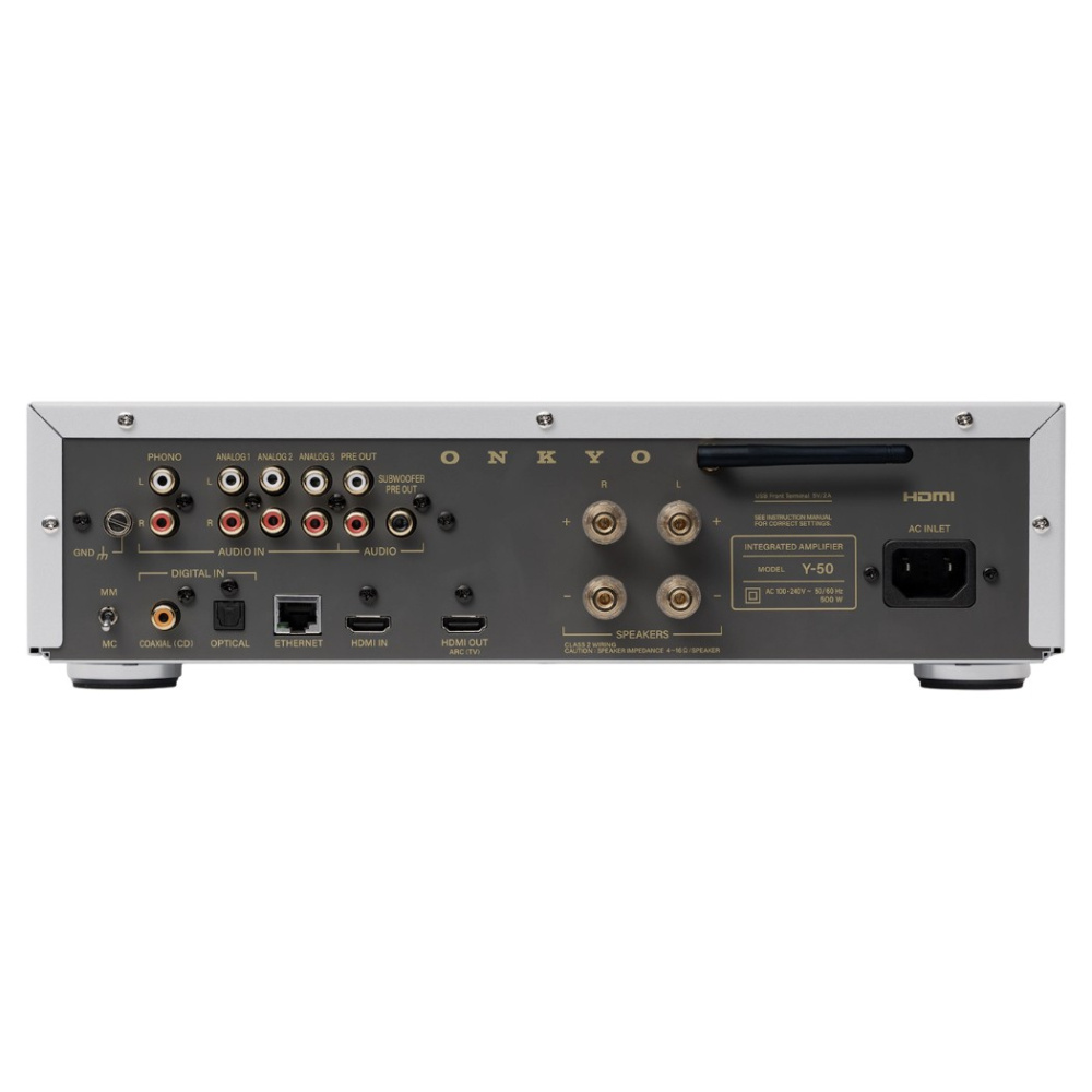 Onkyo Muse Y-50 streamingförstärkare, silver