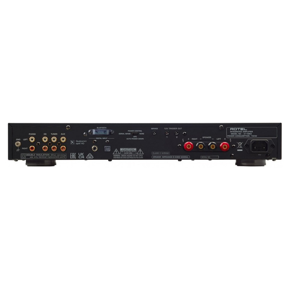 Rotel A11 MKII stereoförstärkare med DAC, svart