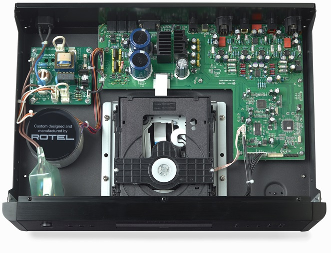 Rotel RCD1572, CD-spelare svart