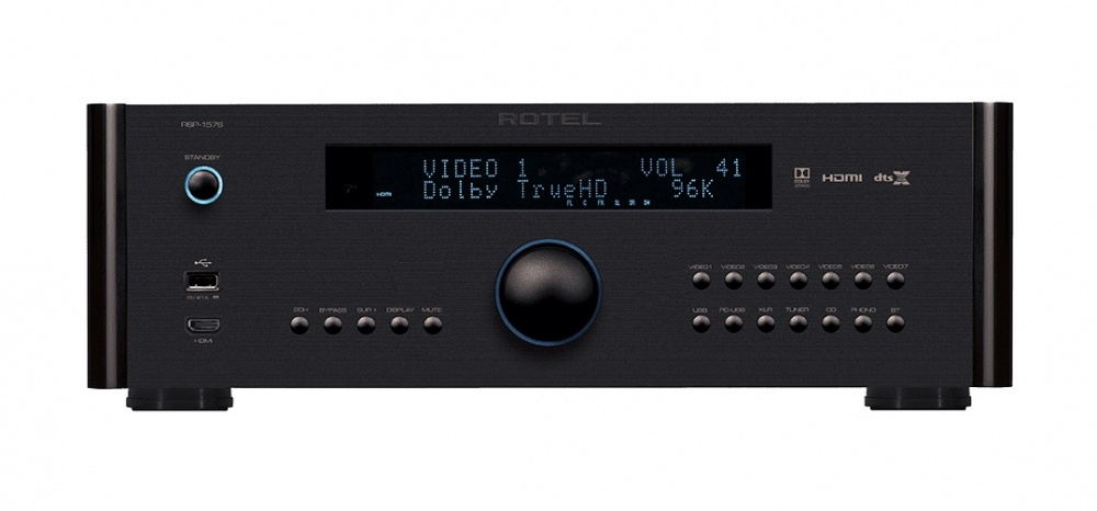 Rotel RSP1576 bioprocessor/försteg, svart