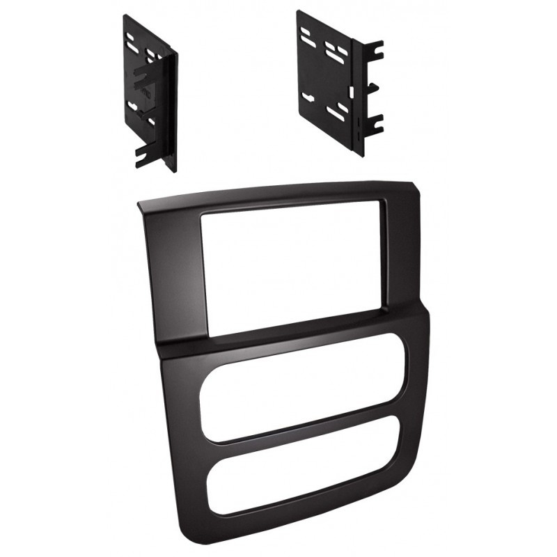 Monteringsram för dubbel-DIN, inkluderar fästen för Dodge Ram 2002-2005.