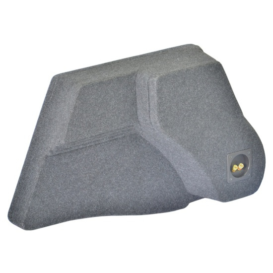 Baslåda i grått material designad för BMW 1 E87 2004-2013.