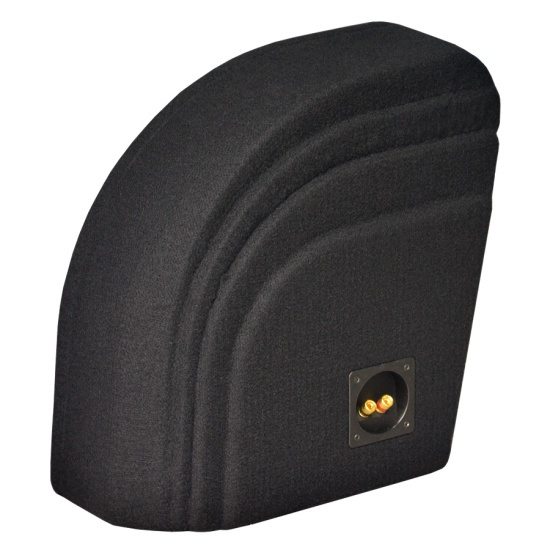 Högtalarlåda i svart tyg för BMW 3-serie E91 Touring.