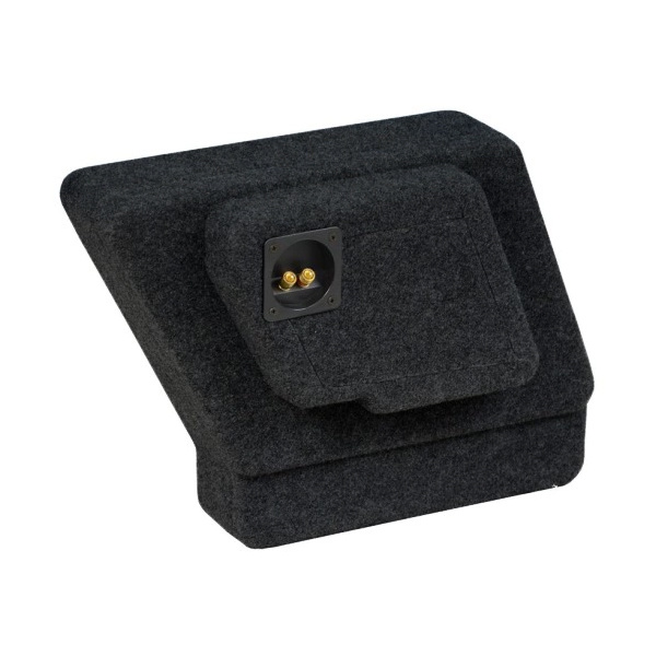 En svart baslåda designad för BMW 5-serie E61 Touring 04-11.