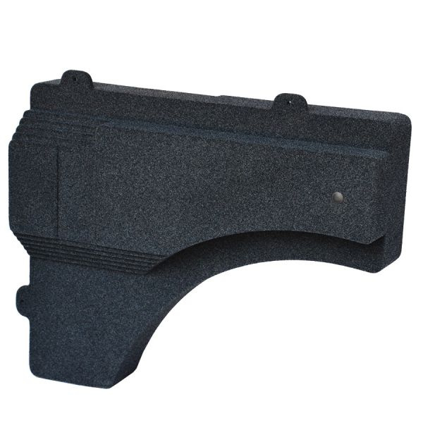 Bilineär baslåda i svart styrofoam för Mercedes Viano 03-12.