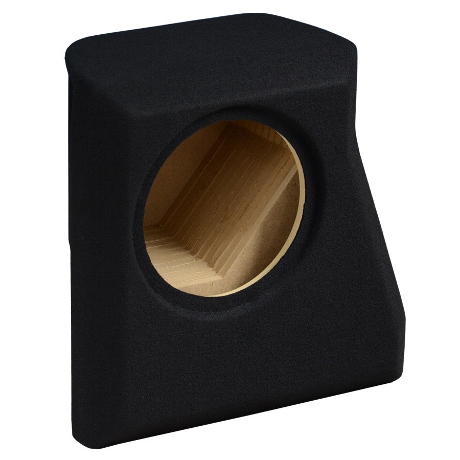 Tom baslåda för Seat Leon, 10 tum, svart, med rund öppning.