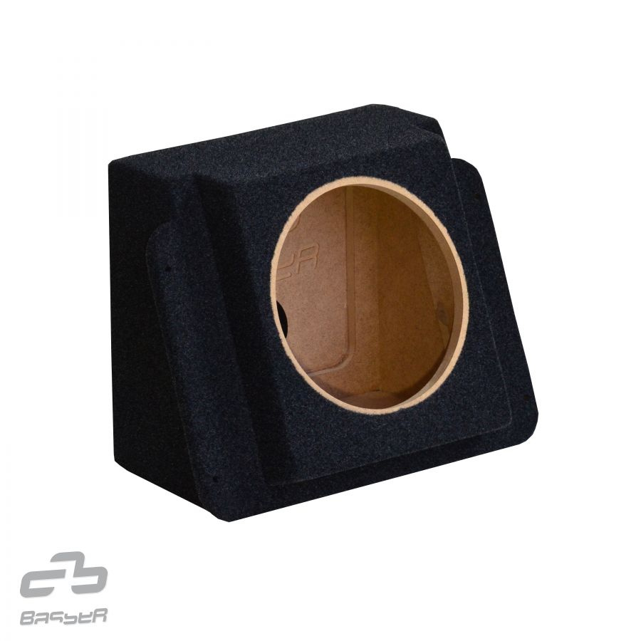 En svart baslåda för BMW 3-serie E46 Cab.