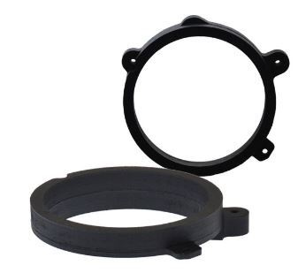 Högtalaradapter för SAAB 9.3, svart, två delar.