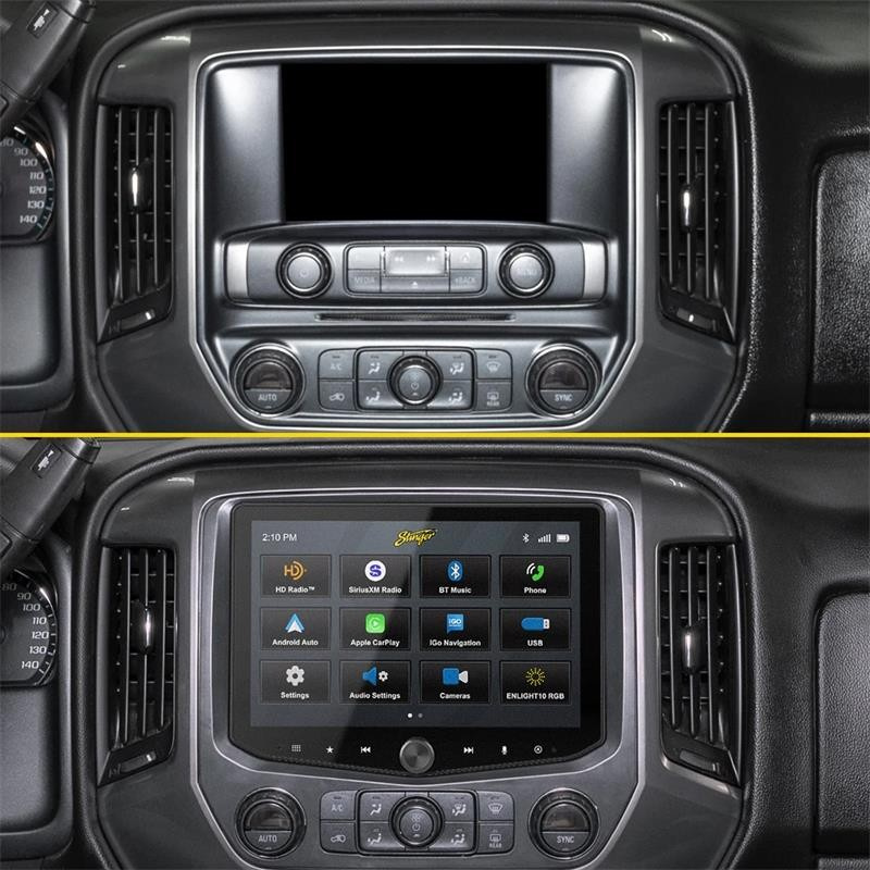 Stinger HORIZON10 iX210E-GM1, 10-tums bilstereo till Chevrolet Silverado/GMC Sierra 2014-2019