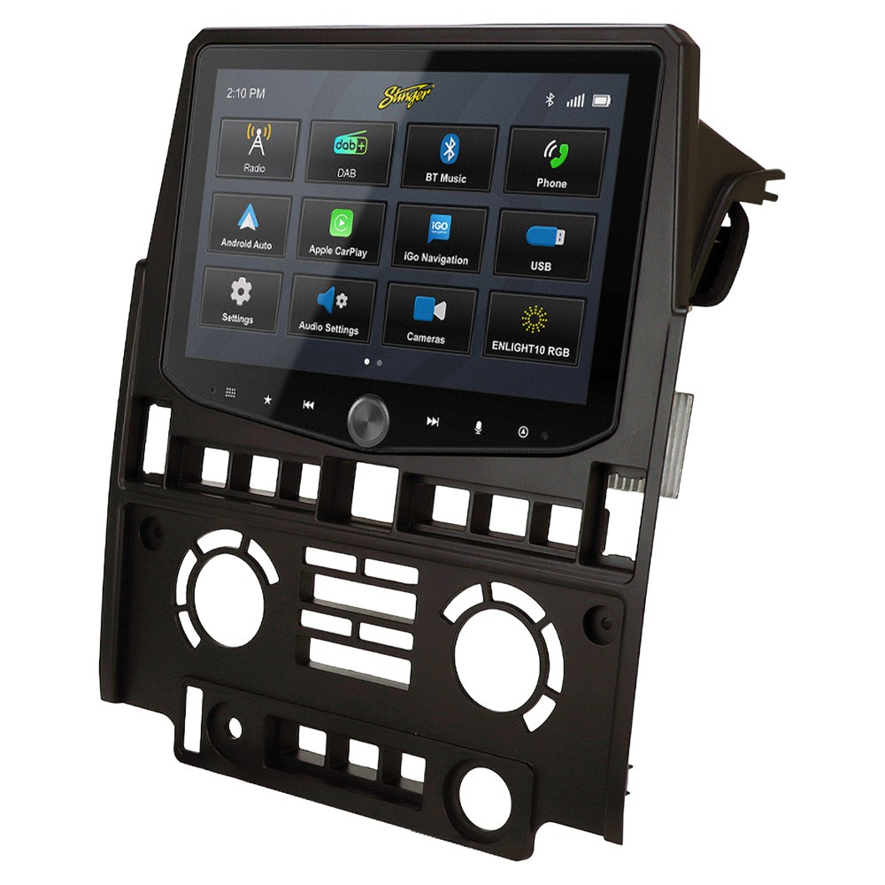 Stinger HORIZON10 iX210E-LR1, 10-tums bilstereo till Land Rover Defender 2007-2016