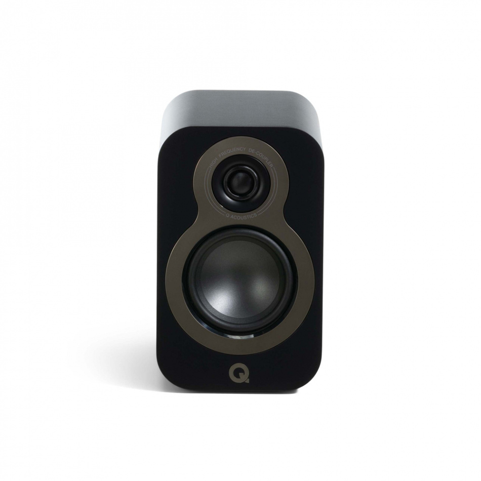 Q Acoustics 3010c stativhögtalare, mattsvart