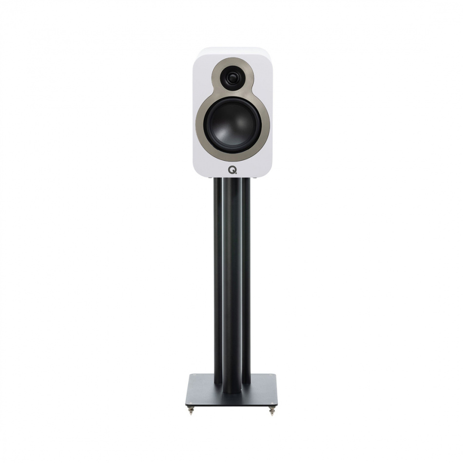 Q Acoustics 3030c stativhögtalare, mattvit