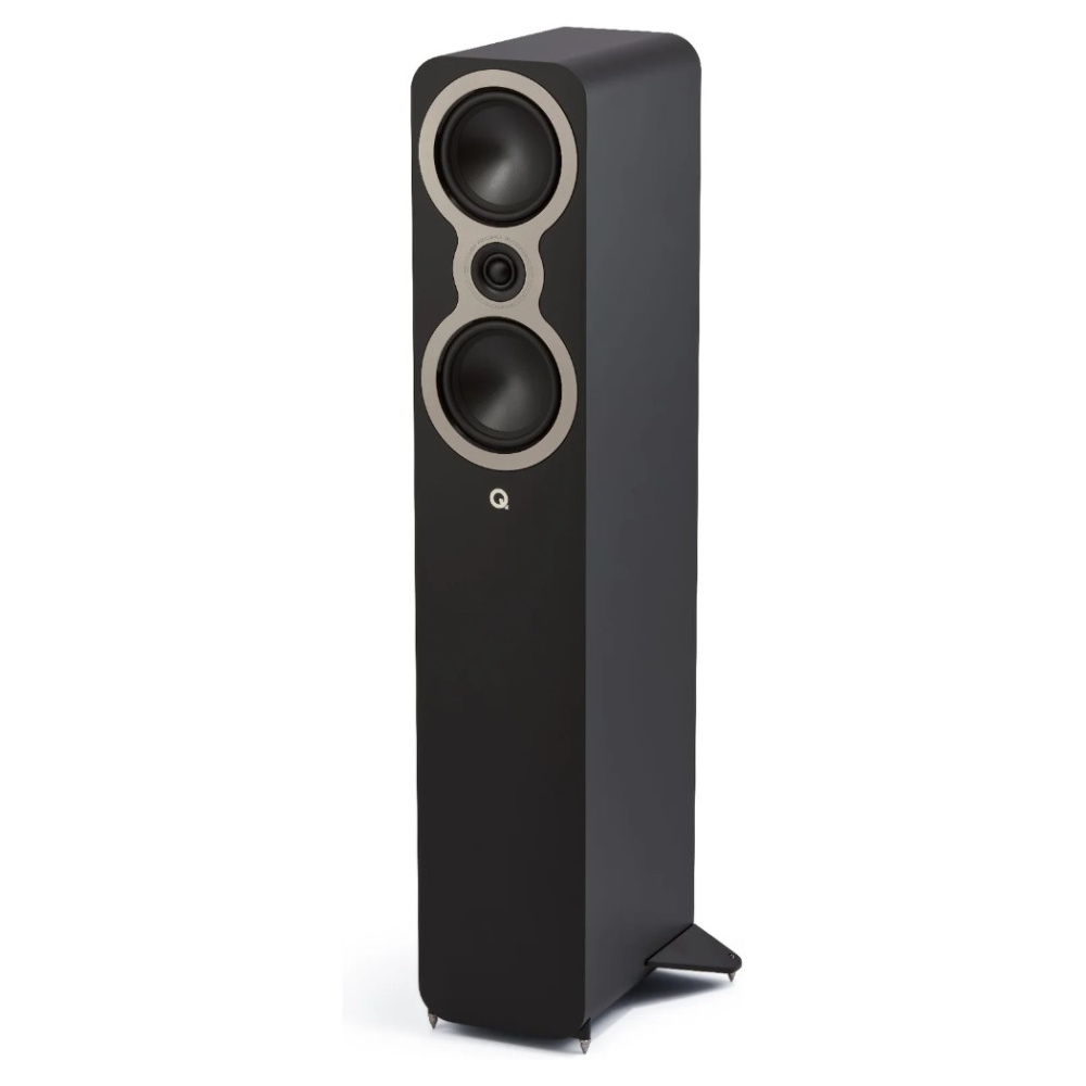 Q Acoustics 3040c golvhögtalare, mattsvart par