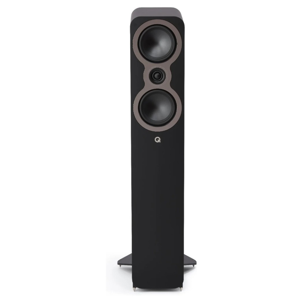 Q Acoustics 3040c golvhögtalare, mattsvart par