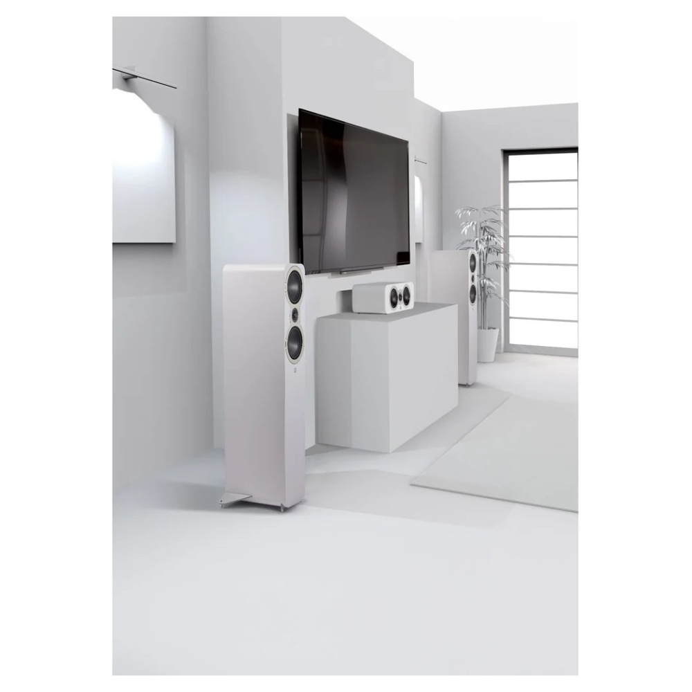 Q Acoustics 3040c golvhögtalare, mattvit par