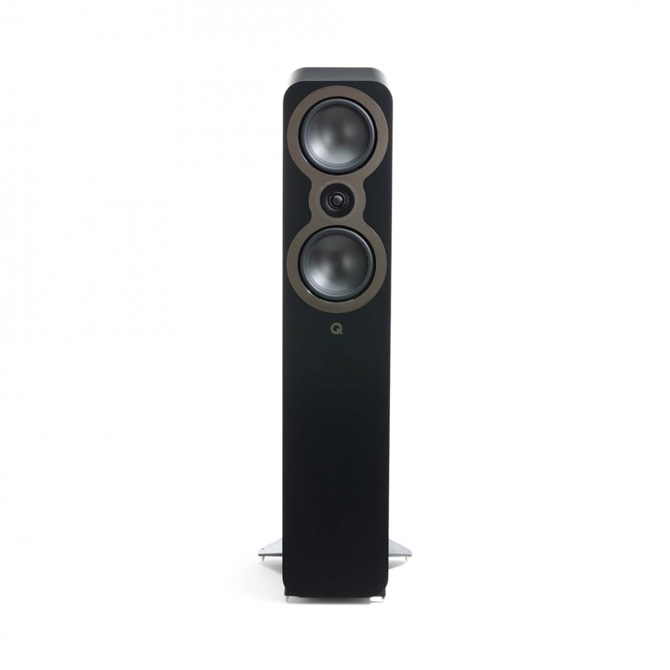 Q Acoustics 3050c golvhögtalare, mattsvart