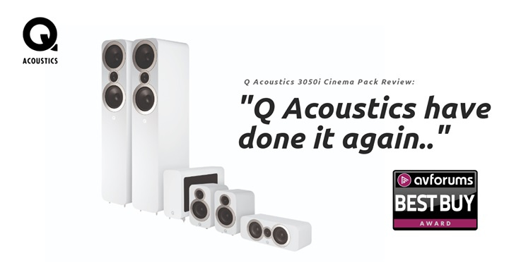 Q Acoustics 3010i stativhögtalare, svarta