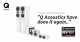 Q Acoustics 3050i golvhögtalare, vita