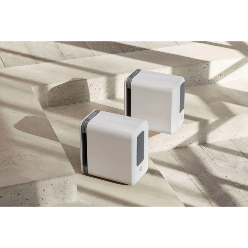 Q Acoustics QActive 200 aktiva stativhögtalare, mattvit
